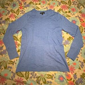 Banana Republic Merino Wool Light Blue Sweater
